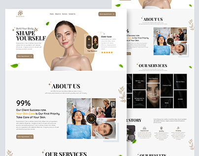 Dermatology website design
